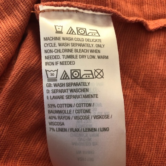 Canyon Retreat dress sleeveless dip dye hombre effect cotton/linen scoop neck - Picture 6 of 8